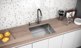 Мойка нерж. сталь NEXT-SLIM 54 UNI, PM215442-BS, брашированная нерж.сталь, 540х420мм, Paulmark