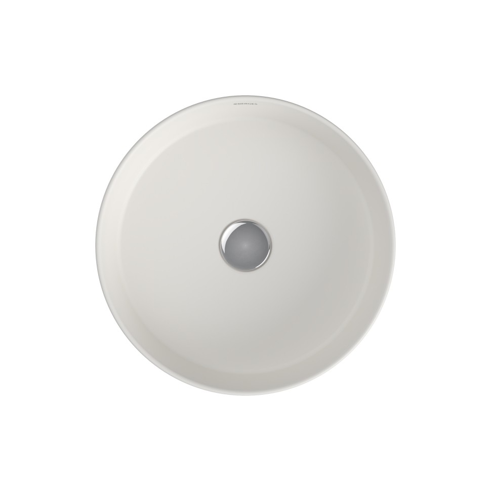 Раковина BERGES Ego SL накладная, ? 38 см, матовый белый