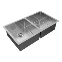 Мойка нерж. сталь GERBERG 78/2 UNI, PM237844-BS, брашированная нерж.сталь, 780х440мм, Paulmark