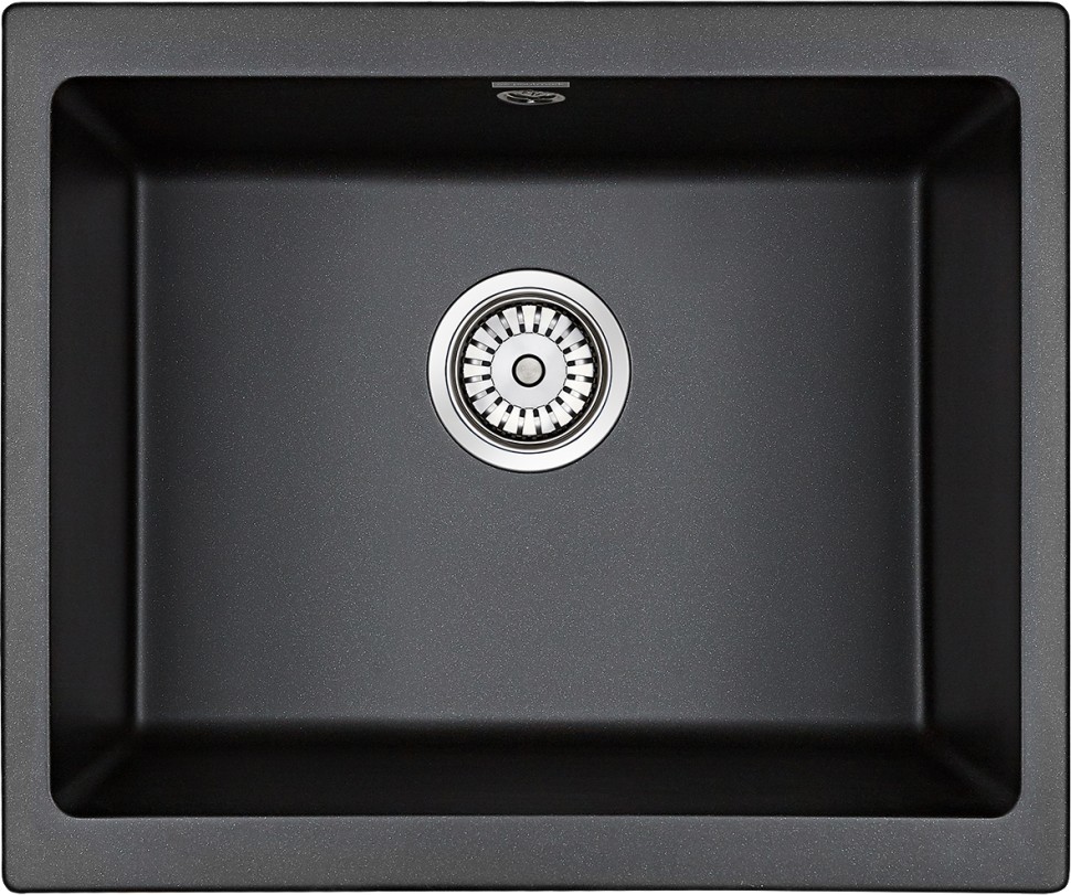 Мойка GERA 60, IT-GRANIT, PM205546-AN, антрацит, 555х460, подст. мон. Paulmark