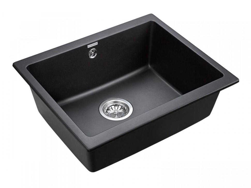 Мойка GERA 60, IT-GRANIT, PM205546-AN, антрацит, 555х460, подст. мон. Paulmark