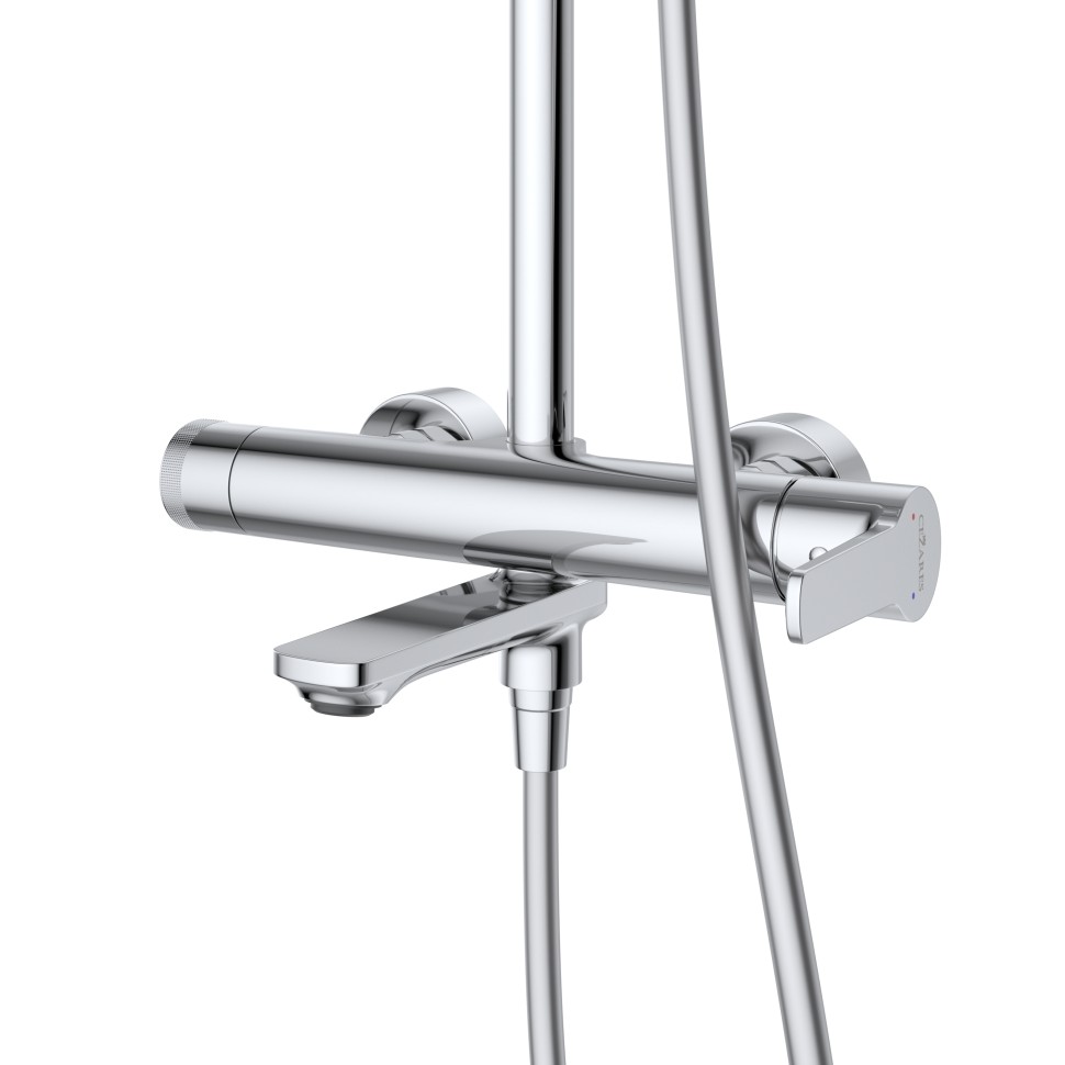 Душевая стойка со смесителем и изливом CEZARES LUX-CVD-01