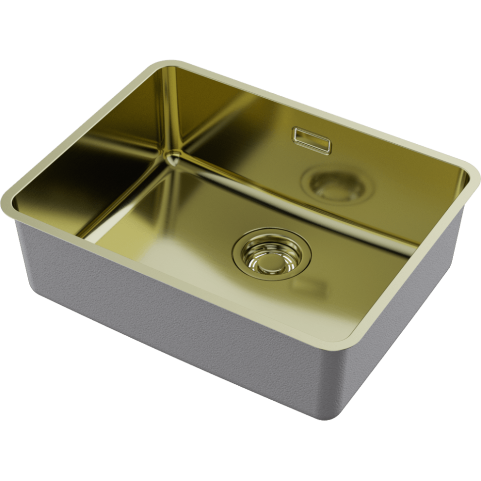 Кухонная мойка Omoikiri Omi 53-U/I Ultra-LG нерж. сталь/светлое золото