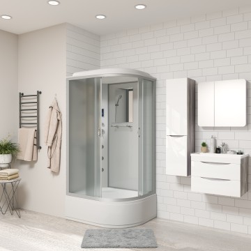 Душевая кабина Niagara Classic NG-2310-14LF (120х80х215) высокий поддон(40см),стекло матовое,4 места