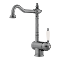 Смеситель для кухни Omoikiri Kyoto 2 Plus-SI латунь/античное серебро