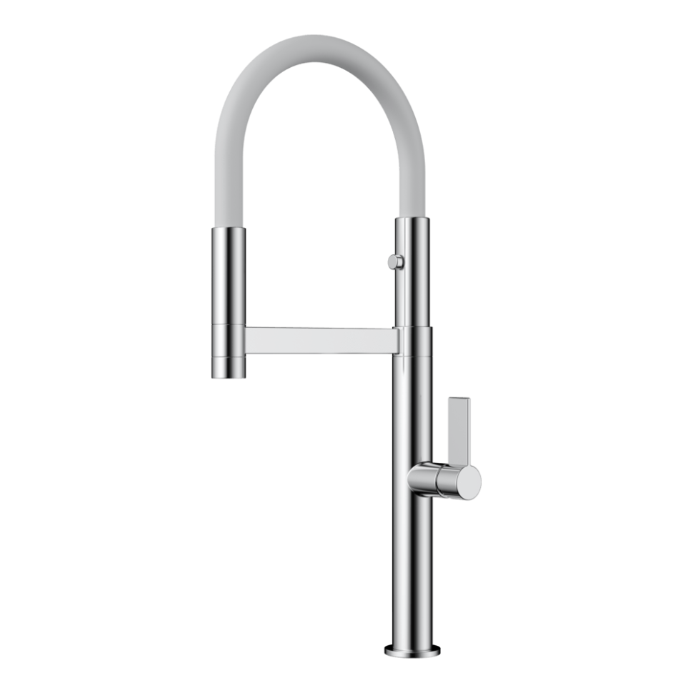 Смеситель для кухни Omoikiri Osaka-C-WH латунь/хром/белый