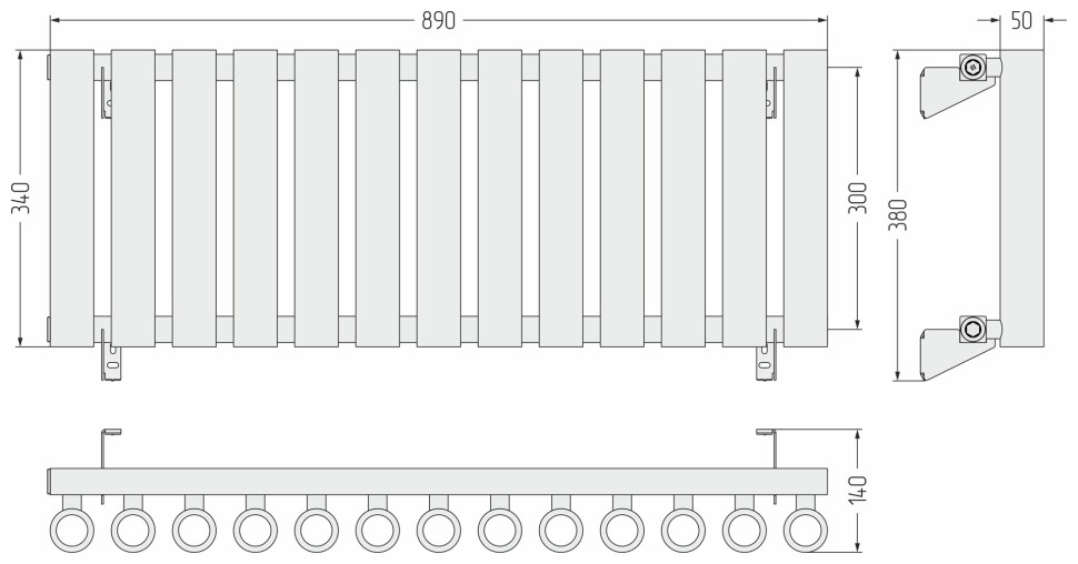 Кумир-0 300х960 14 секций