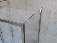 Душевой уголок Гарда (Garda) VSR-1G21017CLG, 1700*1000, брашированное золото, стекло прозрачное