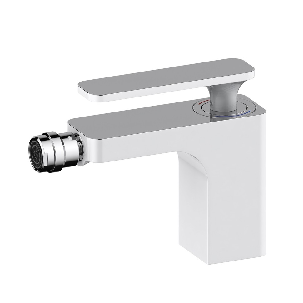 Смеситель для биде Timo Torne 4362/00-16F хром-белый