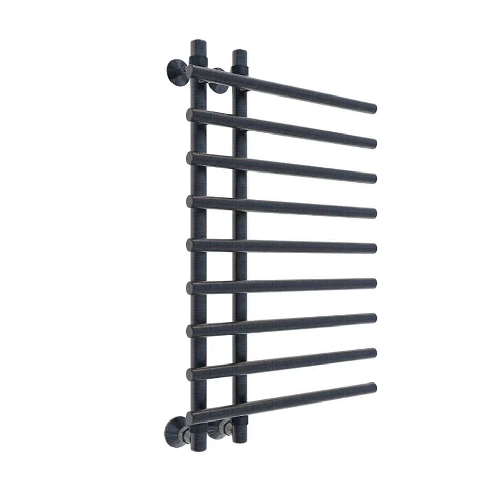 Полотенцесушитель водяной Veconi Tufo, 50/10/80, графит