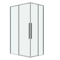 Душевое ограждение Grossman Galaxy 1/2.K33.01.12.10.00-1/2.K33.01.70.10.00 (120х70х195) раздвижная,хром,стекло прозрачное,2 места