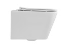 Унитаз подвесной MILLEAU CONT 205 белый глянец, безободковый, с микролифтом