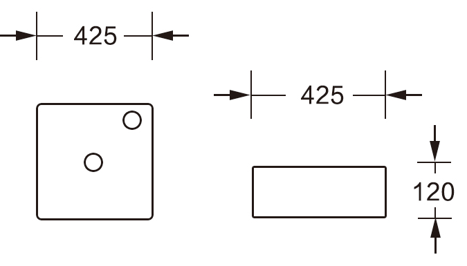 Раковина накладная MILLEAU Miel MU0082-GW (белый глянец)