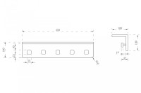 Вешалка с полкой ABBER Stein AS1651 белая матовая