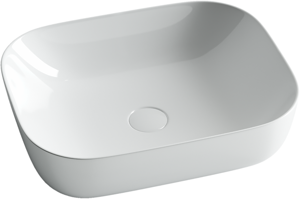 Умывальник чаша накладная прямоугольная Element 505x405x140мм