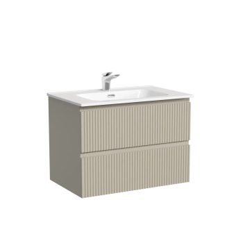 Тумба подвесная SANCOS Snob R 690х445х500, c двумя ящиками оснащенными доводчиками, Beige Soft , арт.SNR70CE
