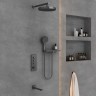 Душевой комплект VSFW-433TI2RGM встраиваемый, вороненая сталь