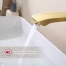 Смеситель Raglo встраиваемый для умывальника золотой сатин