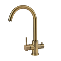 Смеситель для кухни c переключателем на питьевую воду с выделенным каналом, бронза OSGARD GRON PLUS 87973