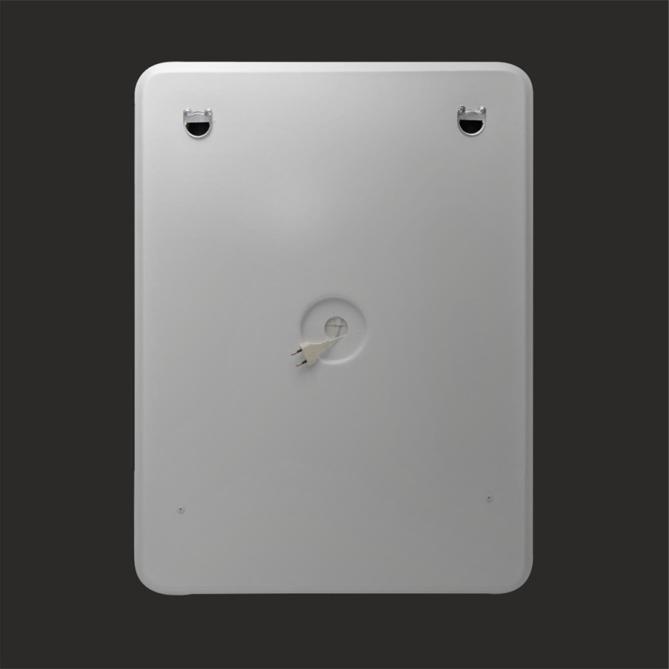 Зеркало LED VLM-3VC600B-2 600х800 c сенсорным выключателем и диммером, антизапотевание