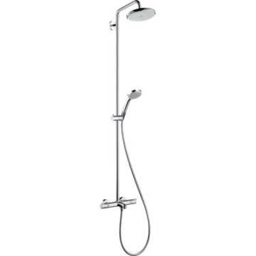 Душевая система для ванн, для душа Hansgrohe Croma Showerpipe 221 хром (27223000)