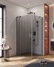 Душевой уголок CEZARES SLIDER-AH-1-80-90/100-GRIGIO-GM