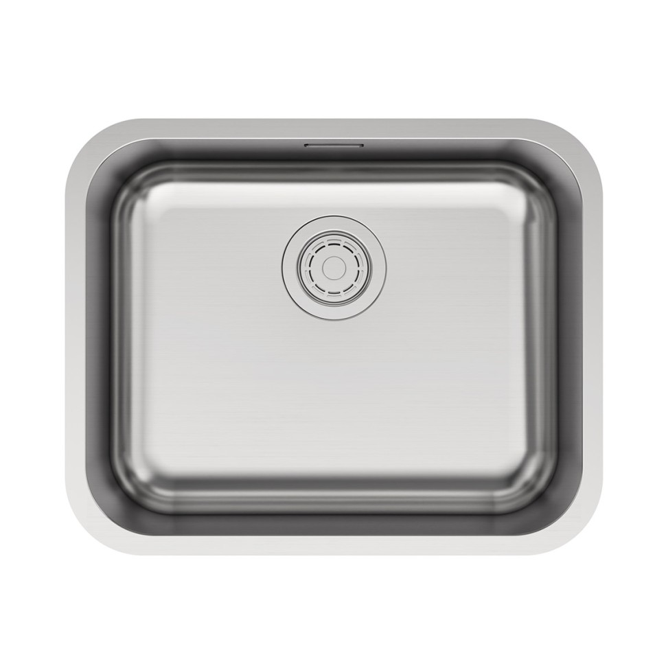 Мойка VELLO 53 UNI, нерж. сталь, VE53-BS, брашированная нерж. сталь, 533х433мм, Paulmark