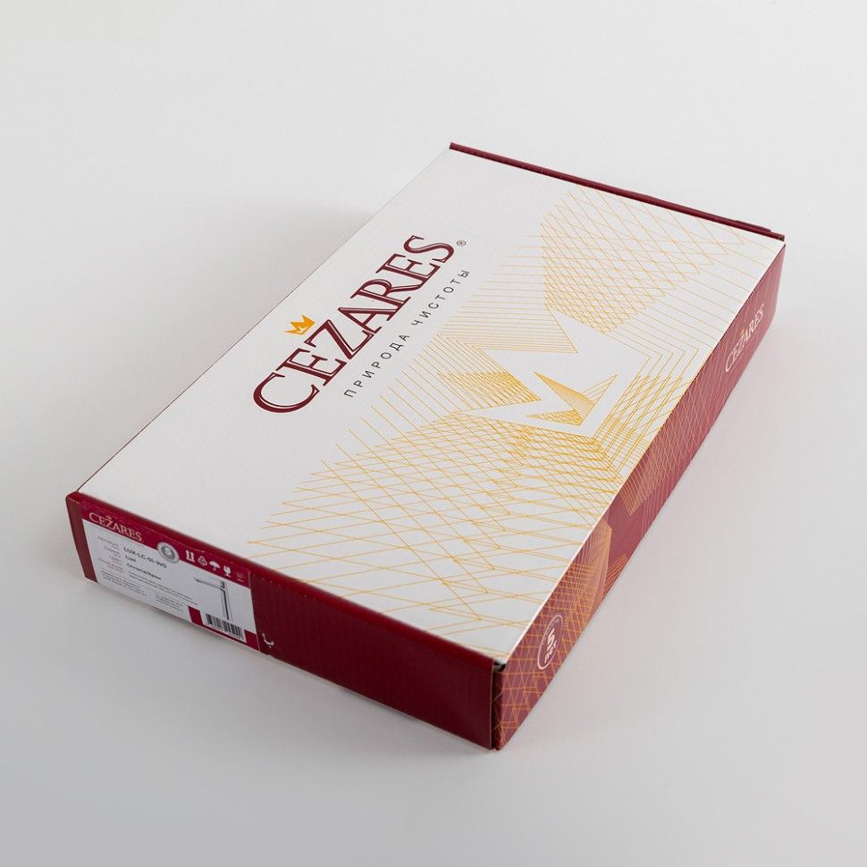 Смеситель для накладной раковины без донного клапана CEZARES LUX-LC-01-W0