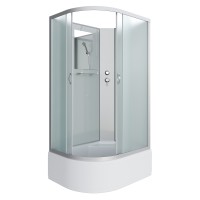 Душевая кабина Niagara Classic NG-2310-14RBK (120х80х200) высокий поддон(40см),стекло матовое,4 места