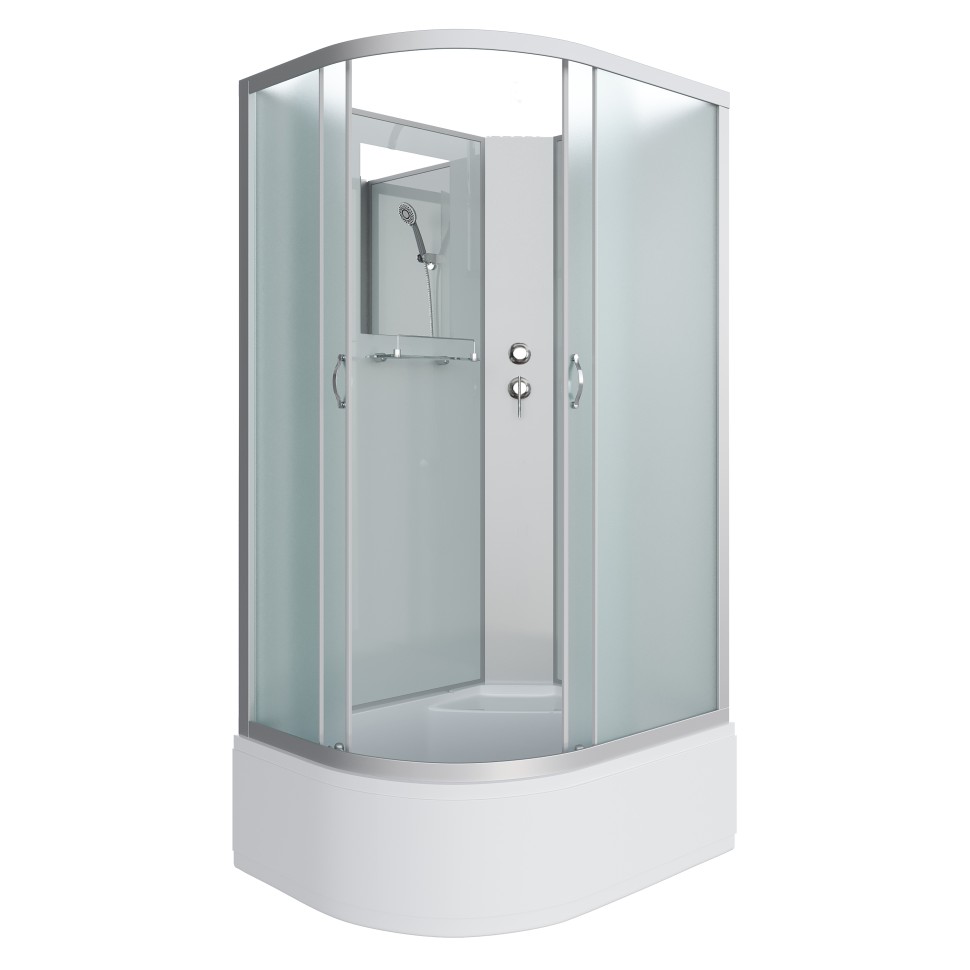 Душевая кабина Niagara Classic NG-2310-14RBK (120х80х200) высокий поддон(40см),стекло матовое,4 места