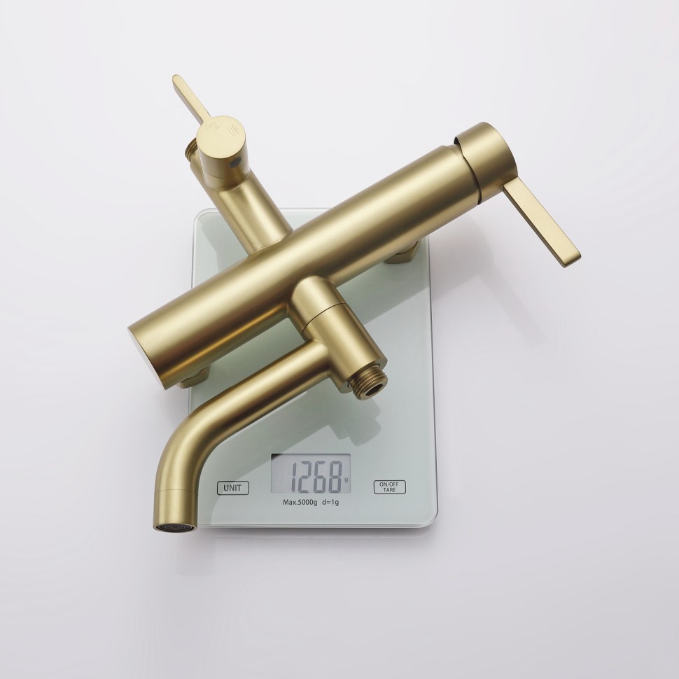 Душевая система Splenka для ванны и душа S221.24.03 Золотой сатин