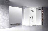 Душевой угол Veconi Rovigo RV-060, 1700х1000х1950, хром, стекло прозрачное