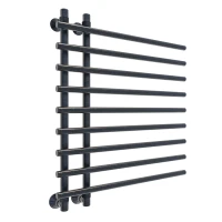 Полотенцесушитель водяной Veconi Tufo, 70/10/80, графит