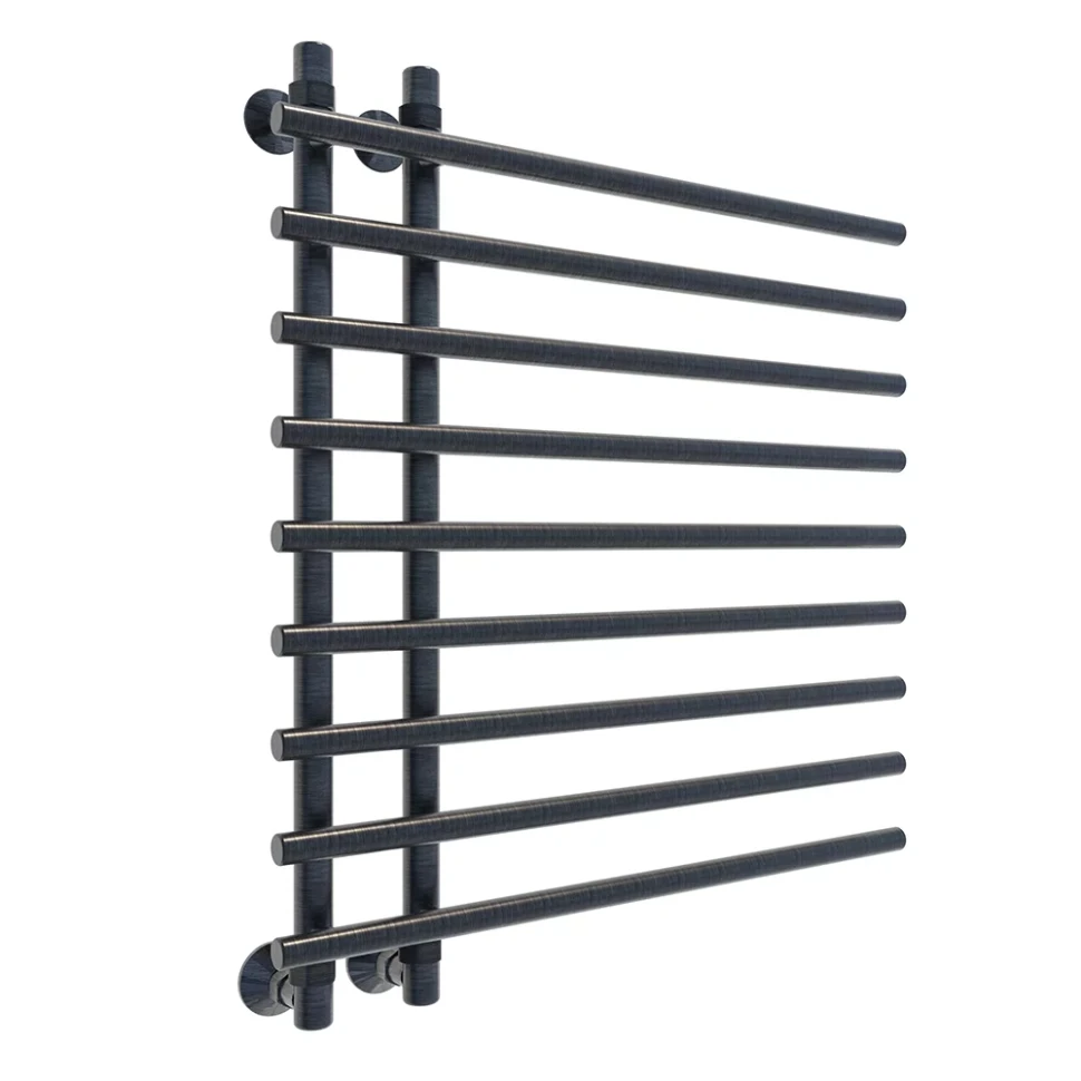 Полотенцесушитель водяной Veconi Tufo, 70/10/80, графит