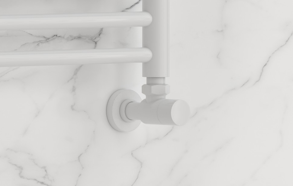 Вентиль угловой под шестигранник (G 1/2" НР х G 1/2" НР)