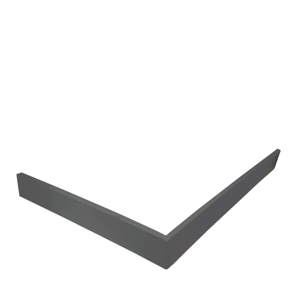 Экран для душевого поддона Veconi Pietra PS AG, 1000x900x30, гелькоут и стекловолокно, антрацитово-серый