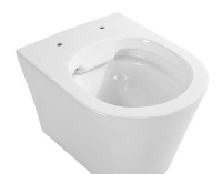 Унитаз подвесной MILLEAU NESS 201 белый глянец, безободковый, с микролифтом