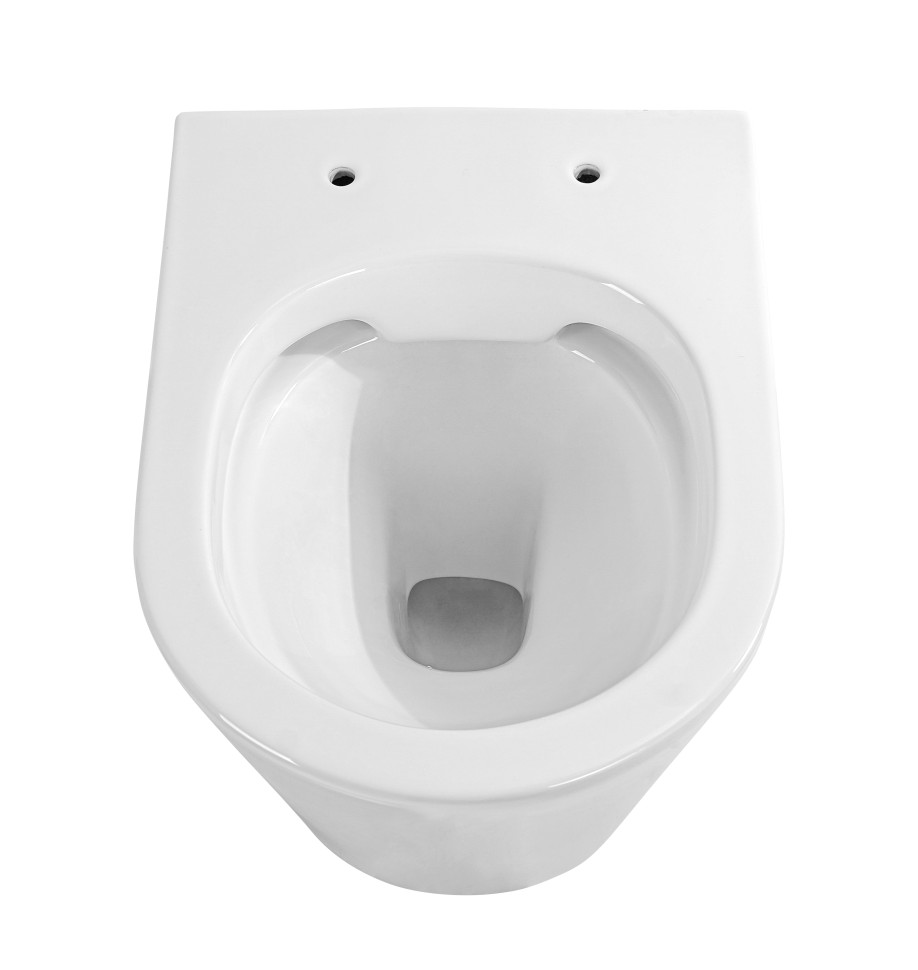 Унитаз подвесной MILLEAU NESS 201 белый глянец, безободковый, с микролифтом