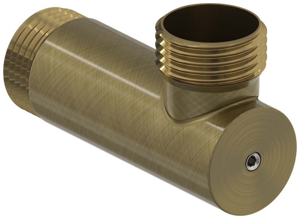 Уголок со спускным клапаном переходной (G 1" НР х G 1" НР)