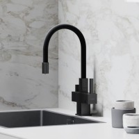 Смеситель для кухни SANCOS Arno с возможностью подключения фильтра для воды, цвет матовый черный, арт. SC4005MB