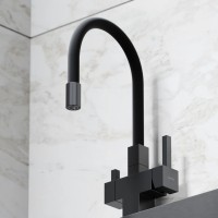 Смеситель для кухни SANCOS Arno с возможностью подключения фильтра для воды, цвет матовый черный, арт. SC4005MB