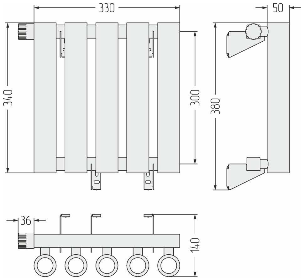 Кумир-0 EU50 левый 300х330 5 секций