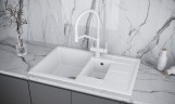 Смеситель для кухни RUBERT, белый матовый, Ru213175-WH, Paulmark