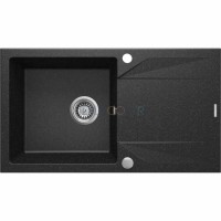 Гранитная мойка, 1-чаша с осушкой