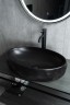 Раковина Gid Bm9030wx 53385 накладная черная матовая 60x40x15