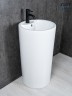 Раковина Gid Nb135 81102 накладная белая 46x46x86