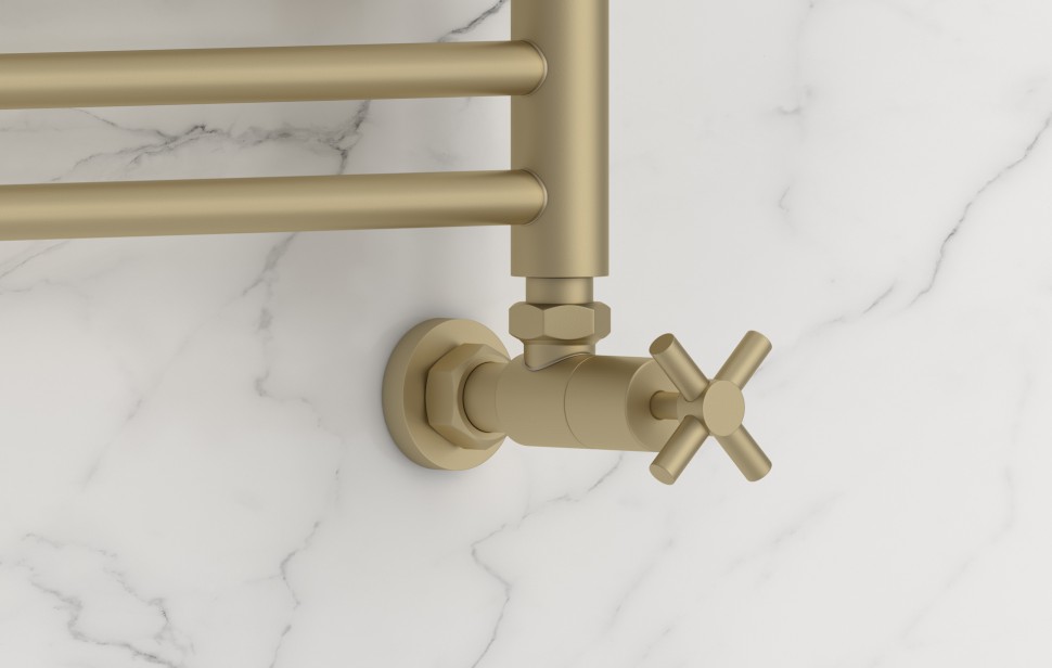 Вентиль угловой крест (G 1/2" НР х G 3/4" НГ)