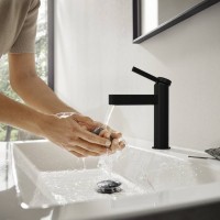 Смеситель для раковин Hansgrohe Finoris черный (76023670)