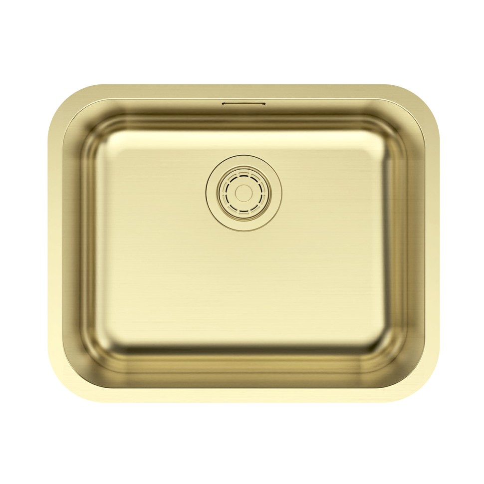 Мойка VELLO 53 UNI, нерж. сталь, VE53-LG, светлое золото, 533х433мм, Paulmark