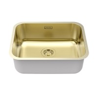 Мойка VELLO 53 UNI, нерж. сталь, VE53-LG, светлое золото, 533х433мм, Paulmark